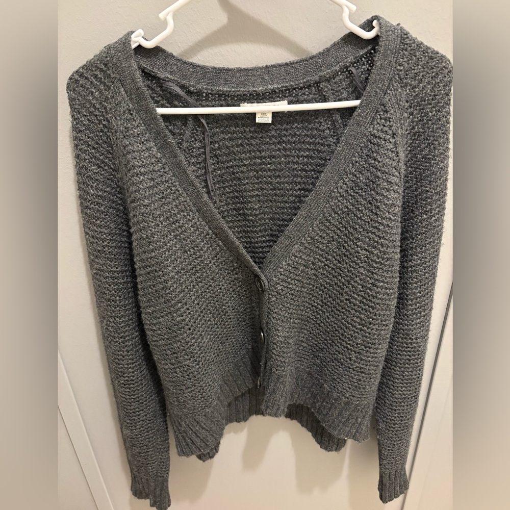 American Eagle Charcoal Cardigan